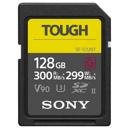 Sony 128GB SF-G Tough Series UHS-II SDXC Memory Card