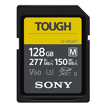 Sony 128GB SF-M Tough Series UHS-II SDXC Class 10 Memory Card