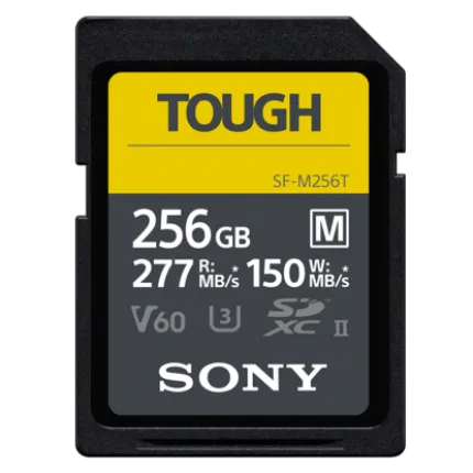 Sony 256GB SF-M Tough Series UHS-II SDXC Class 10 Memory Card