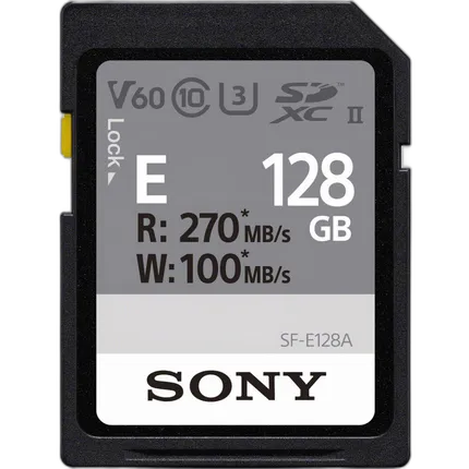 Sony 128GB SF-E Series UHS-II SDXC Memory Card