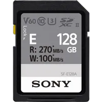 Sony 128GB SF-E Series UHS-II SDXC Memory Card 0