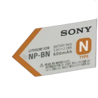 Sony NP-BN N-Series Rechargeable Battery Pack for Select Cameras (3.6V, 600m 0