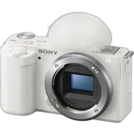 Sony ZV-E10 Mirrorless Camera (Body Only, White)