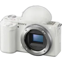 Sony ZV-E10 Mirrorless Camera (Body Only, White) 0