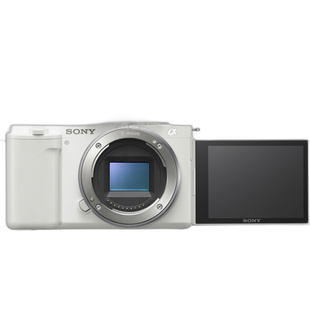 Sony ZV-E10 Mirrorless Camera (Body Only, White)