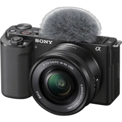 Sony ZV-E10 Mirrorless Camera with 16-50mm Lens (Black)