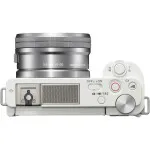 Sony ZV-E10 Mirrorless Camera with 16-50mm Lens (White) 4