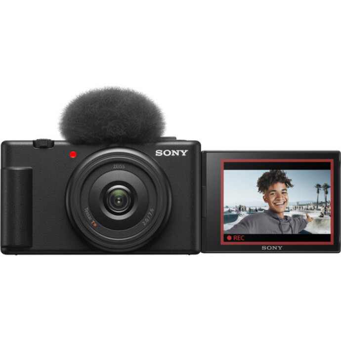 Sony ZV-1F Vlog Camera Black