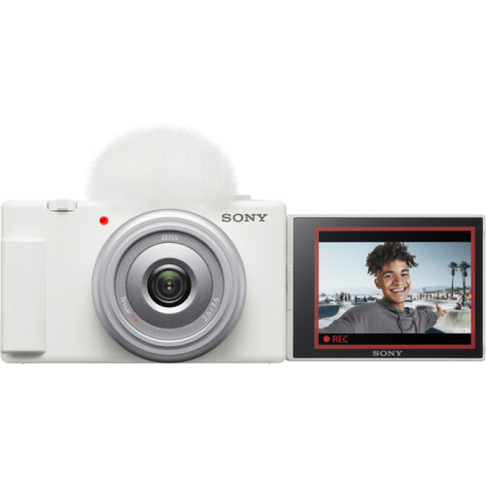 Sony ZV-1F Vlog Camera White