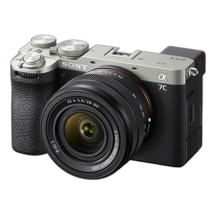 Sony Alpha A7C II Mirrorless Camera with 28-60mm Lens (Silver)