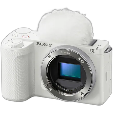 Sony ZV-E10 II Mirrorless Camera (White, Body Only)
