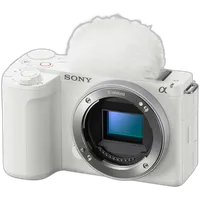 Sony ZV-E10 II Mirrorless Camera (White, Body Only) 0