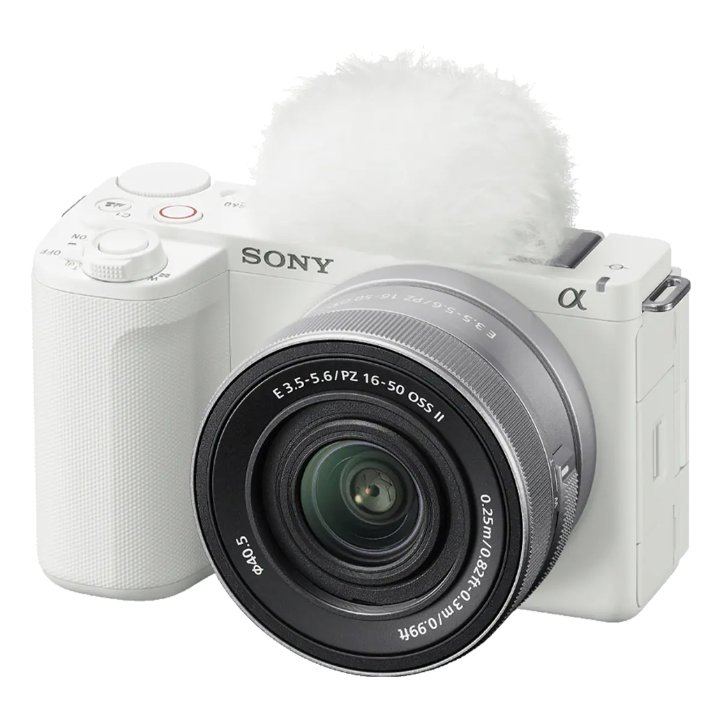 Sony ZV-E10 II Mirrorless Camera with 16-50mm Lens (White)