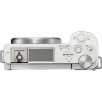 Sony ZV-E10 Mirrorless Camera with 16-50mm f/3.5-5.6 II Lens (White) 2