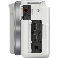 Sony ZV-E10 Mirrorless Camera with 16-50mm f/3.5-5.6 II Lens (White) 5