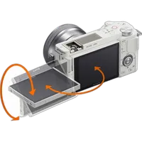 Sony ZV-E10 Mirrorless Camera with 16-50mm f/3.5-5.6 II Lens (White) 7