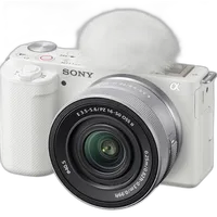 Sony ZV-E10 Mirrorless Camera with 16-50mm f/3.5-5.6 II Lens (White) 10
