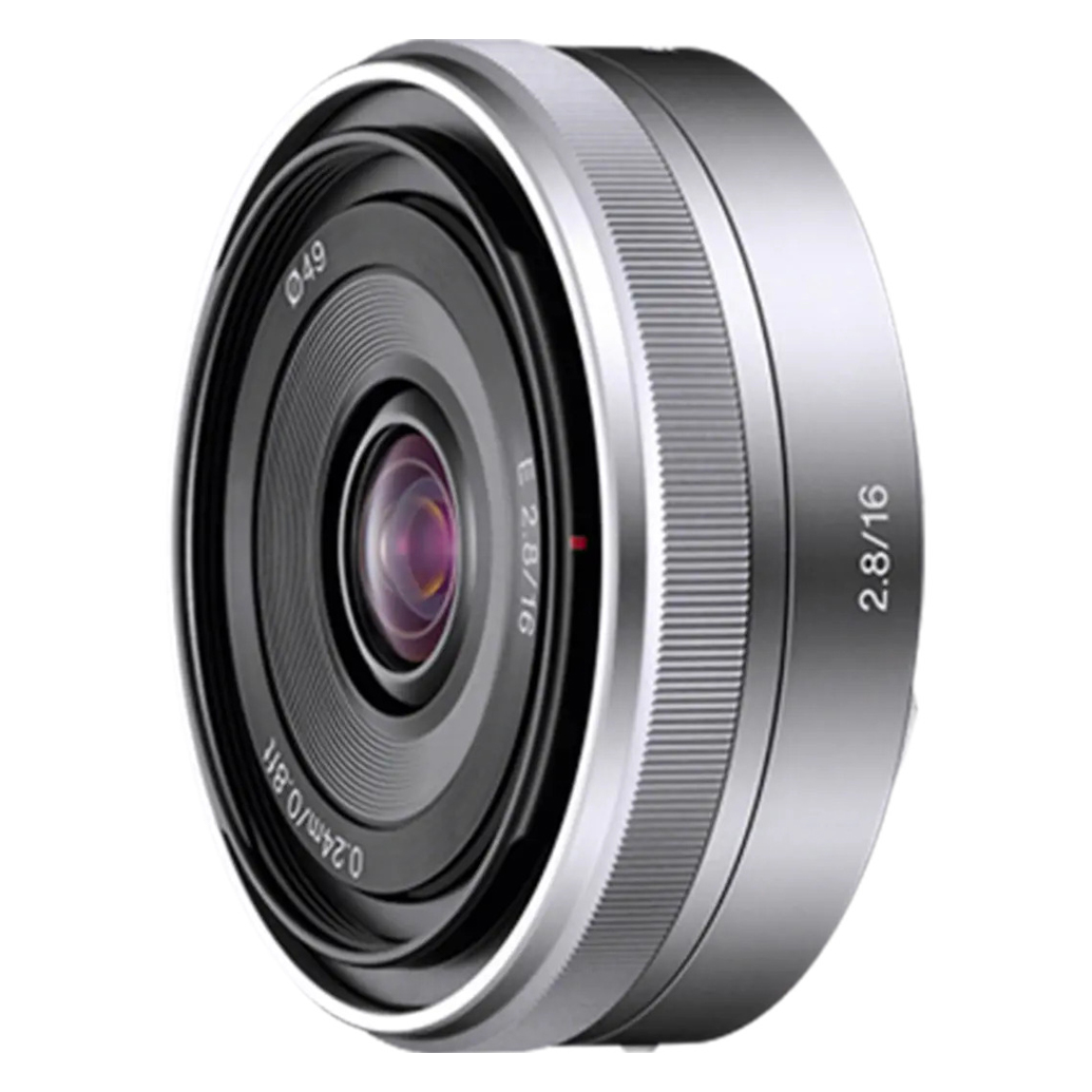 Sony E 16mm f/2.8 Lens (Silver)