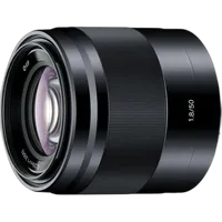 Sony E 50mm f/1.8 OSS E-Mount Prime Medium Telephoto Lens - Black 0