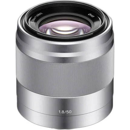Sony 50mm f/1.8 OSS E-Mount Lens (Silver)
