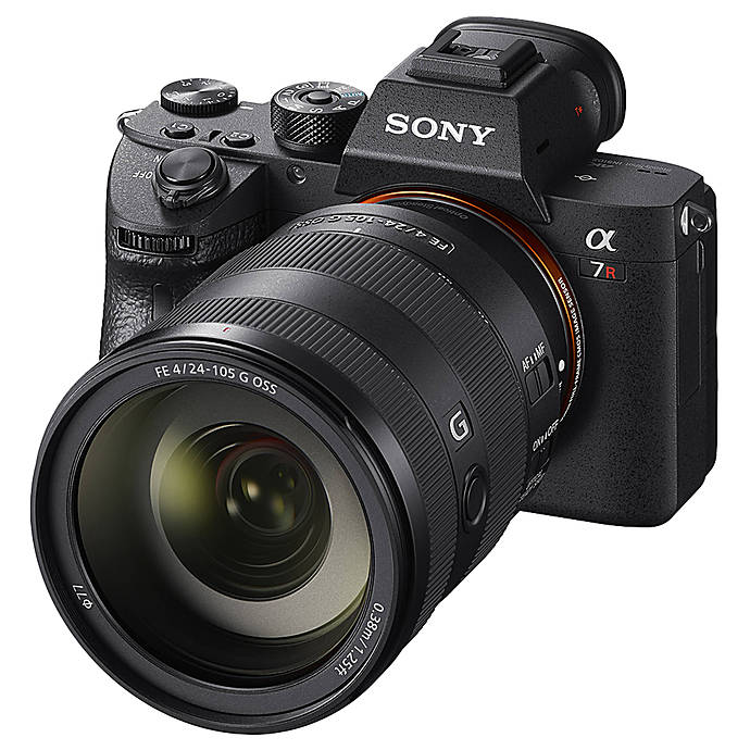 Sony FE 24-105mm f/4 G OSS - rear mount view