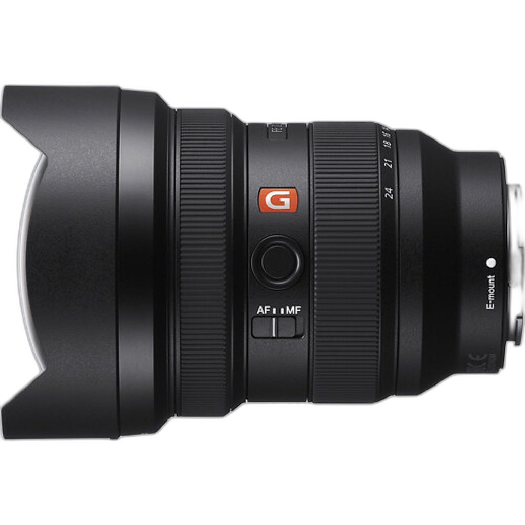 Sony FE 12-24mm f/2.8 GM Lens side view