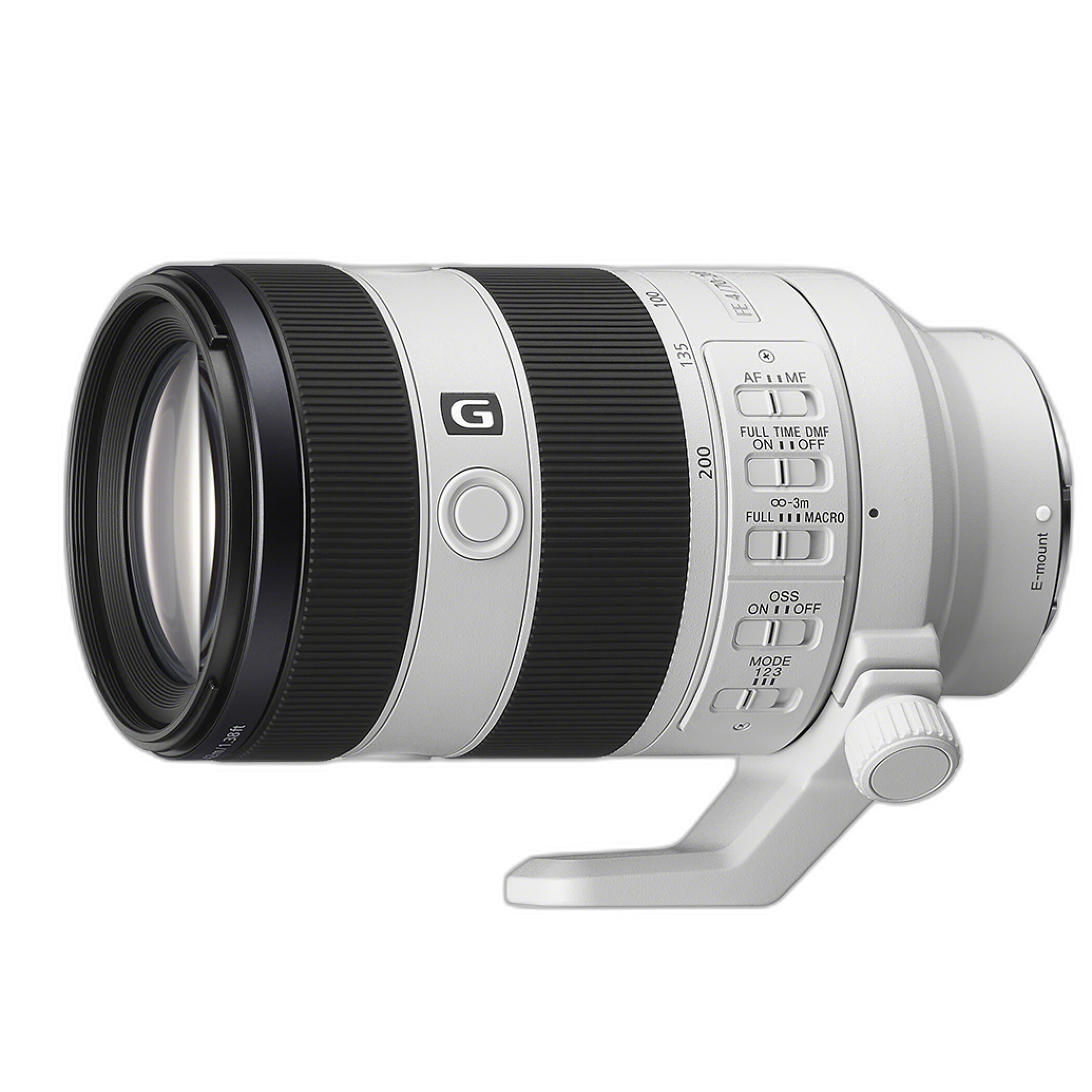 Sony FE 70-200mm f/4 Macro G OSS II side view