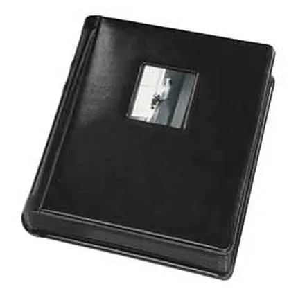 Tap 8 x 10 In. Bella Window Album Black with Black Pages (12 Pages)