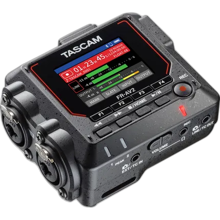Tascam FR-AV2 32-Bit Float Field Recorder with Timecode Generator