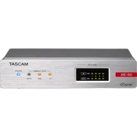 Tascam AE-4D AES/EBU Input/Output Dante Converter with Built-In DSP Mixer 1