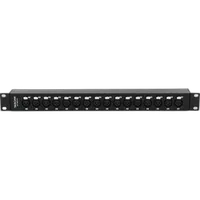 Tascam BO-16DX/IN Rackmount 16-Channel XLR Female to DB25 Adapter 2