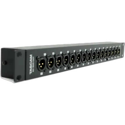 Tascam BO-16DX/OUT Rackmount 16-Channel DB25 to XLR Male Adapter