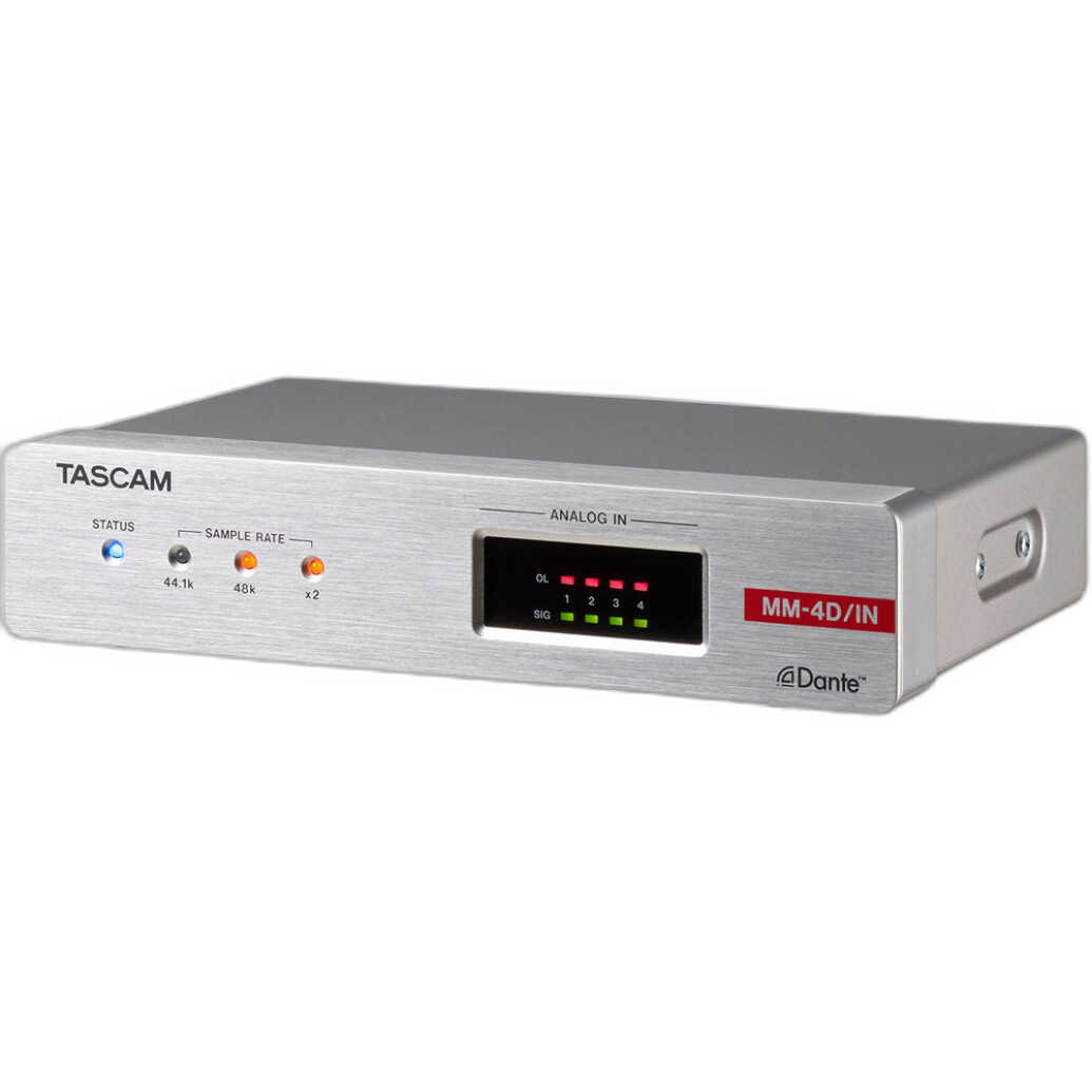Tascam MM-4D IN-E Dante converter