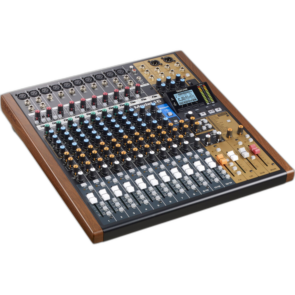 Tascam Model 16 Digital Mixer Recorder and USB Audio Interface