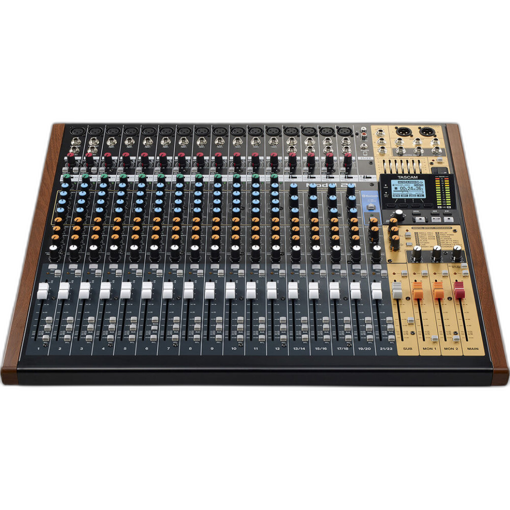 Tascam Model 24 angled view