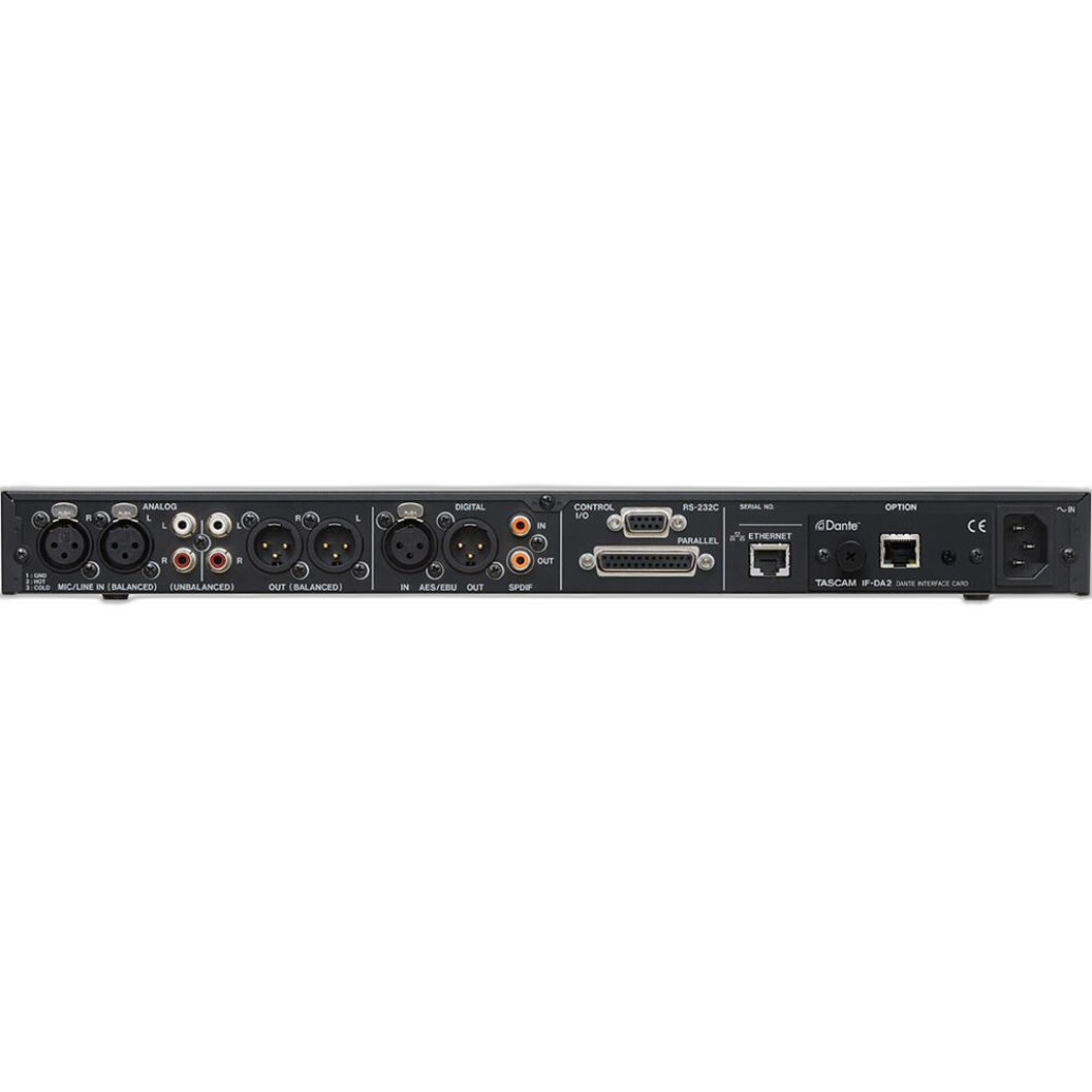 Tascam SS-R250N rear panel