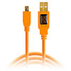 Tether Tools TetherPro USB 2.0 to Mini-B 5-Pin 1 ft / 30cm Orange