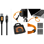 Tether Tools Starter Tether Kit w/ USB 3.0 to USB-C 15ft / 4.6m Black