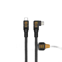 Tether Tools TetherPro USB-C to USB-C 31ft Straight to Right - Black 0