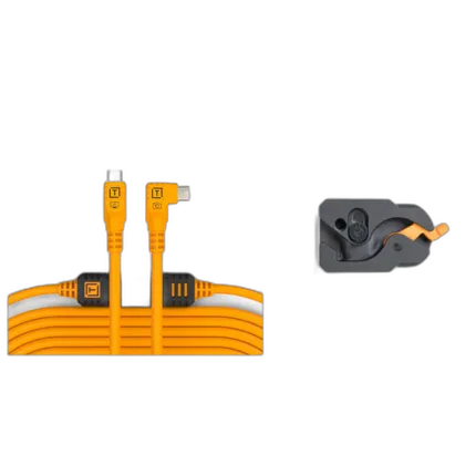 Tether Tools TetherGuard LeverLock and Cable Kit USB-C to USB-C 31ft Straight