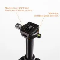 Tether Tools Rock Solid Arca Quick Release Tripod Adapter  and  Plate 5