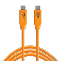 Tether Tools TetherPro USB-C to USB-C Cable 3ft Orange 0