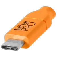 Tether Tools TetherPro USB-C to USB-C Cable 3ft Orange 1