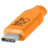 Tether Tools TetherPro USB-C to USB-C Cable 10ft Orange 1