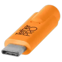 Tether Tools TetherPro USB 3.0 to USB-C Cable 15ft Orange 1
