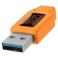 Tether Tools TetherPro USB 3.0 to USB-C Cable 15ft Orange 3
