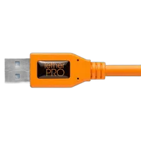 Tether Tools TetherPro USB 3.0 to USB-C Cable 15ft Orange 4