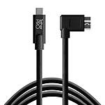 Tether Tools TetherPro USB-C to 3.0 Micro-B Right Angle Cable 15ft Black
