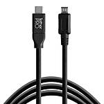 Tether Tools TetherPro USB-C to 2.0 Micro-B 5-Pin Cable 15ft Black