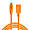 Tether Tools TetherPro USB-C to USB Female Adapter Extender 15ft Orange